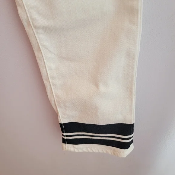 J. Crew White Denim Cropped Jeans Size 30 - Picture 3 of 6